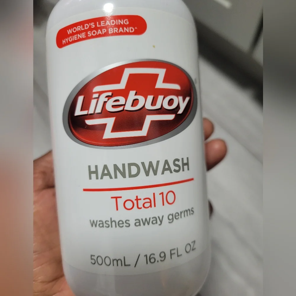 Lifebuoy Handwash Total 10 Washes Away Germs World's Leading Hygiene Soap Brand